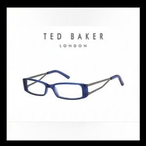 Ted Baker Blue Pumped Up FRAMES and Case ONLY EUC